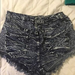 High waisted shorts